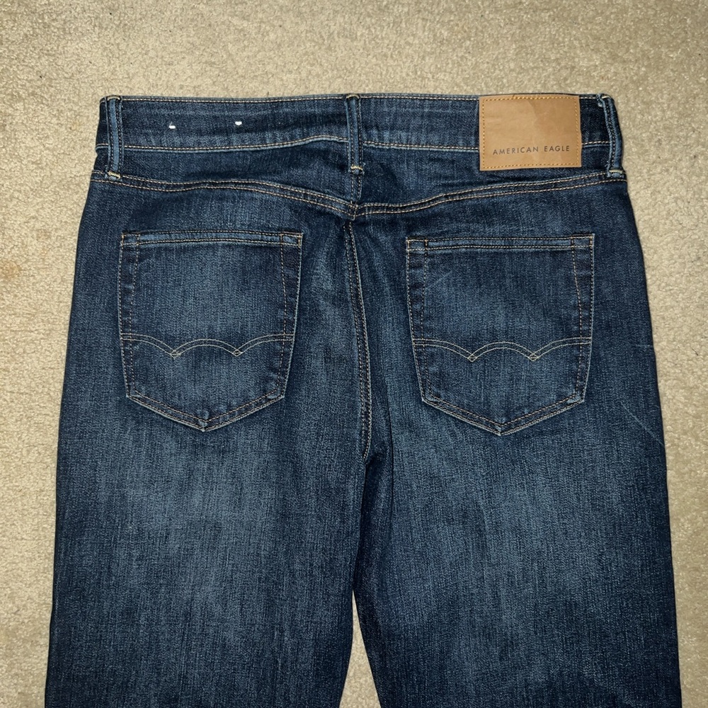 American Eagle Men’s AIRFLE Black Wash Jeans Size 32 x 34 ~NW/OT~
